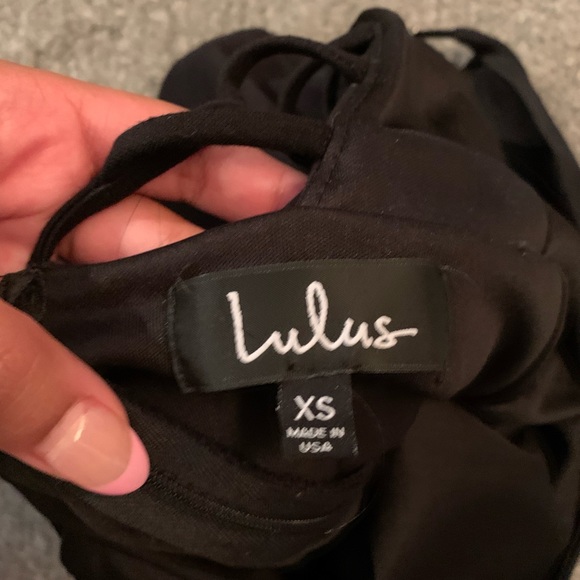 lulus black mini dress - Picture 3 of 3